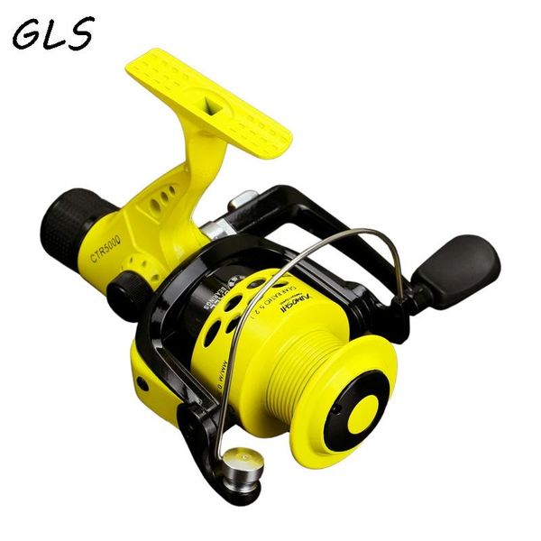 

baitcasting reels fishing reel ctr2000-7000 5.5:1 foldable arm rocker spinning rear drag spool wheels
