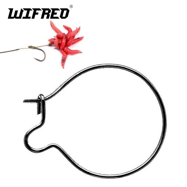 

fishing hooks 20pcs s / m l blunt tip carp maggots clip for bait ring rigs hook