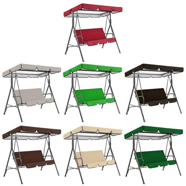 

shade 2pcs waterproof oxford cloth garden patio swing seat cover + outdoor camping courtyard hanging hammock chair