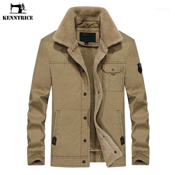 

mens winter jacket army thicken hooded windproof coat fur liner warm men parkas autumn trench coats1, Black