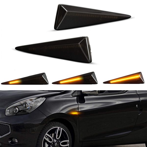 New Auto LED Dynamic Side Marker Light Turn Signal Lamp per Renault Megane MK2 CC Scenic Espace 4 Vel Satis Wind Avantime Thalia 2