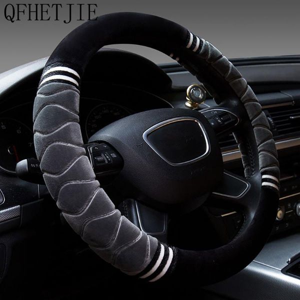 

steering wheel covers qfhetjie cute short plush car cover non-slip wear-resistant durable stylish and beautiful interio