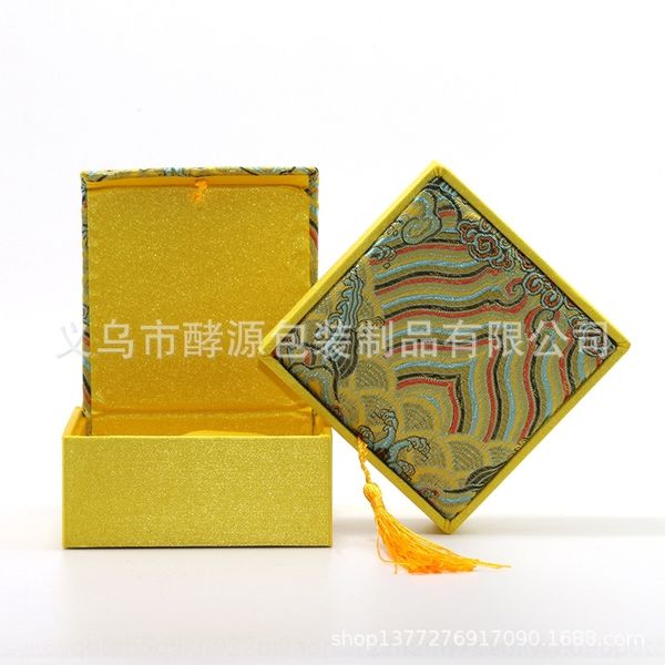 

w0t long chain packaging boxes linen tassel bracelet stationery bracelet buddha beads gift jewelry jewelry boxes packing, Black;white