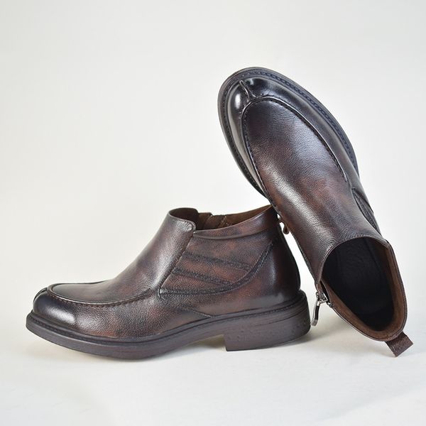 

men's casual formal leather shoes large men's popular, Black