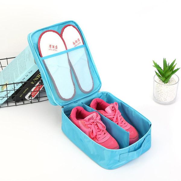 

duffel bags half window waterproof shoes bag pouch storage travel portable organizer sorting zip lock