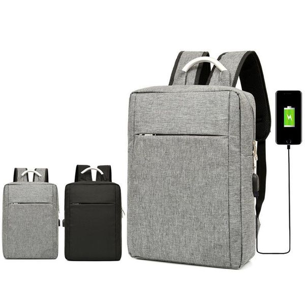 

backpack simple business casual computer handbag travel usb charging large capacity bag men