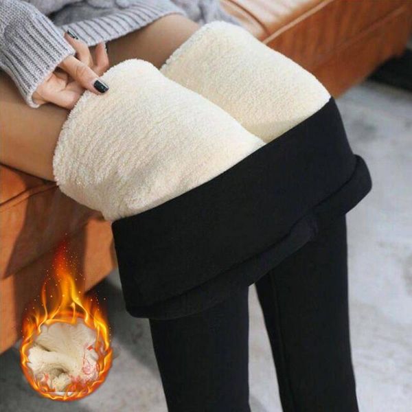 

women's leggings winter women comfortable thermal warm pants push up leggins black gray keep legging