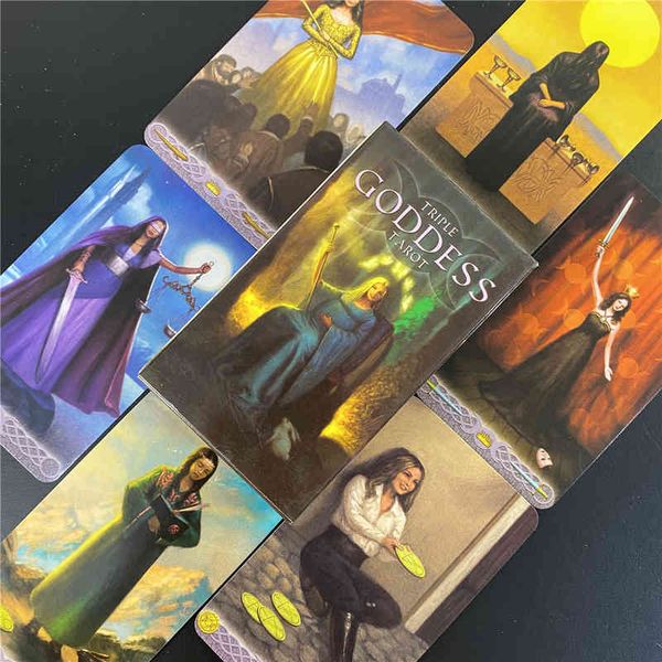

hay house tarot cards english version triple goddess tarot game card divination card friend party entertainment supplies dixit