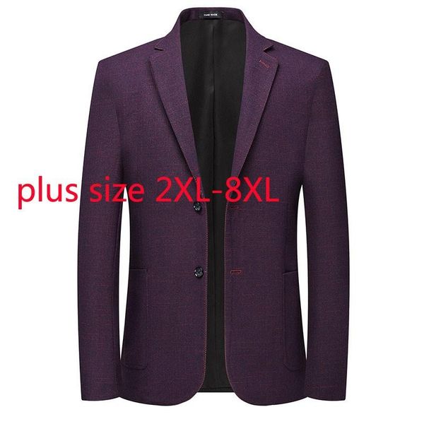 

men's suits & blazers arrival suepr alrge spring and autumn men fashion casual red suit coat single breasted plus size 2xl-5xl 6xl 7xl, White;black