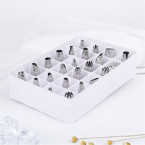 

baking & pastry tools 24pcs decorating tip set nozzle stainless steel squeezing tips piping cake cookie tool