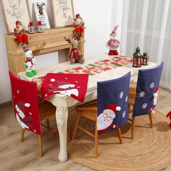 

christmas chair cover holiday party decor dining covers xmas decorations for home