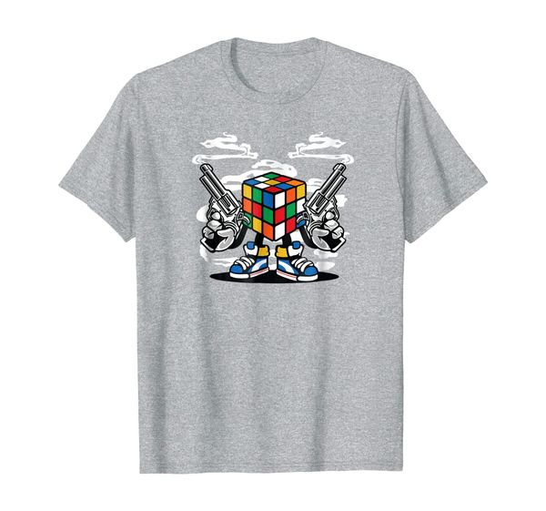 

rubix killer - cool cube shirt design, White;black