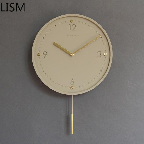 

wall clocks clock pendulum big quartz silent living room modern design art nordic home decore reloj de pared moderno