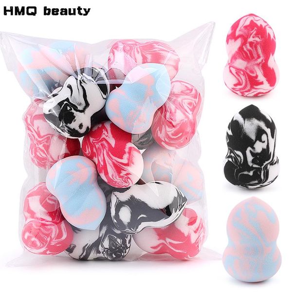 10/20 PCS Macio Maquiagem Esponja Face Beleza Mistura Cosmética Color Pó Puff para Fundação Creme Correto Compõe Ferramentas de Blender Esponjas, Aplicam