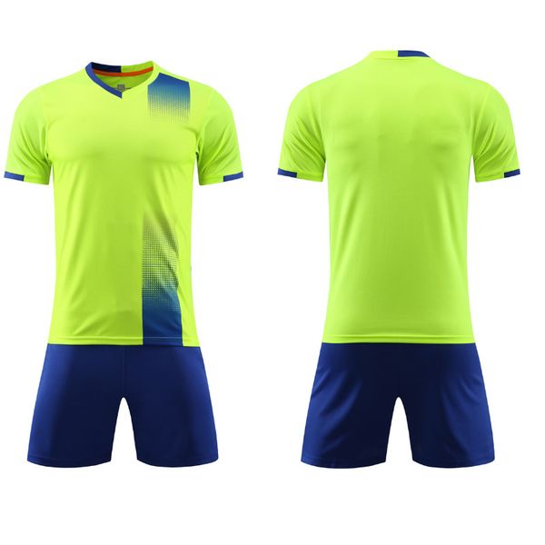 

2021 yellow soccer sets football shirt men's and women's training suit light board personality children's short sleeve match, Black