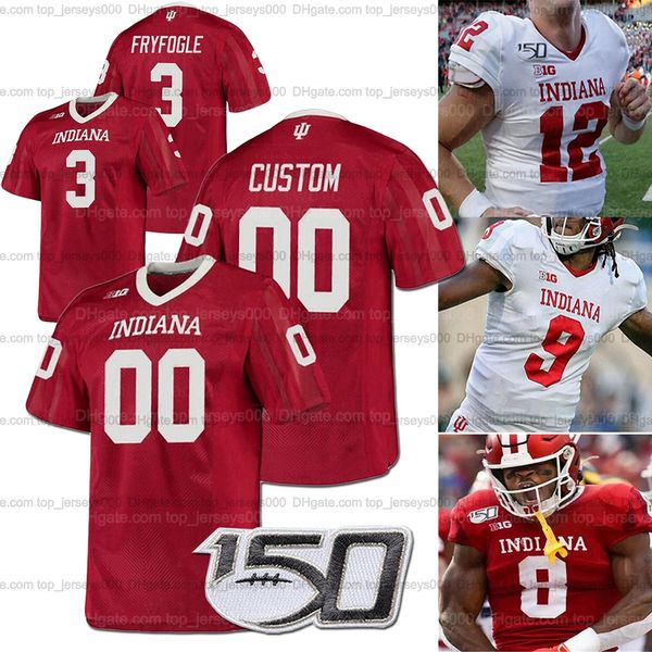 Maglia personalizzata uomo donna gioventù Indiana Hoosiers College Football Jersey 5 Dexter Williams II 8 Stevie Scott III 9 Michael Penix Jr. 3 Ty Fryfogle 6 Donavan Hale 1 Whop Philyor