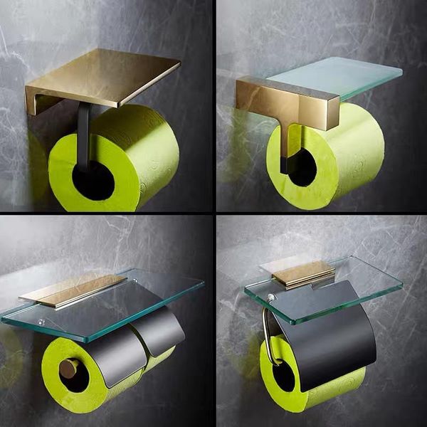 

toilet paper holders tuqiu bathroom holder total brass roll gold tissue box rack boxes