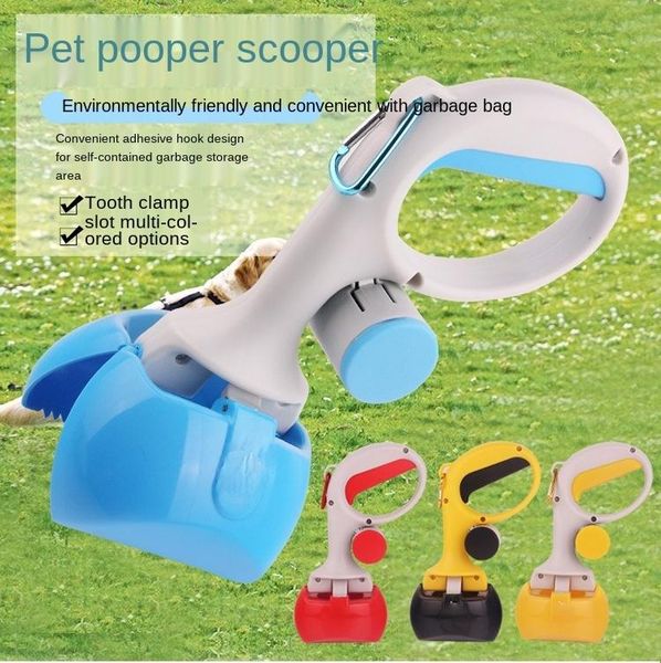 

dog travel & outdoors pet toilet portable clip with garbage bag cat and cleaning products poop bags artifact