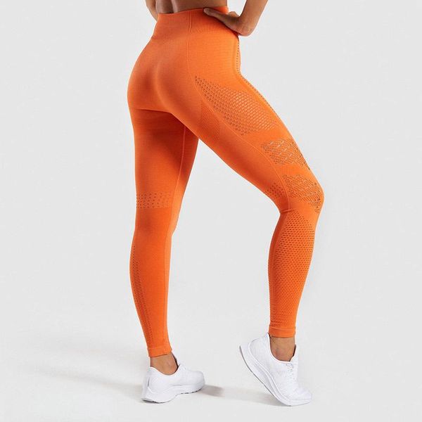 

women's leggings normov women seamless legging sporting woman gym pants high waist fitness push up eyelet knit workout, Black
