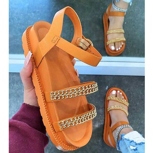 

sandals women summer fashion women's 2021 shoes beach straps buckle comfort platform gladiator, Black