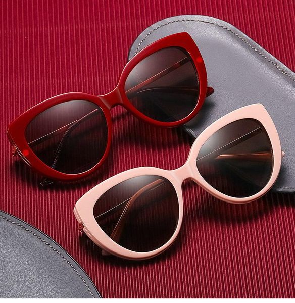 

sunglasses luxury women brand designer cat eye sun glasses female outdoor shopping shades man driving eyewear uv400, White;black