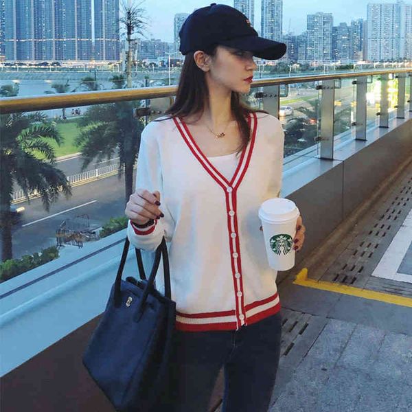 

women's jackets sweater designer jacket luxury cardigan classic women's fashion warm clothes letter embroidery casual crew neck sw, Black;brown