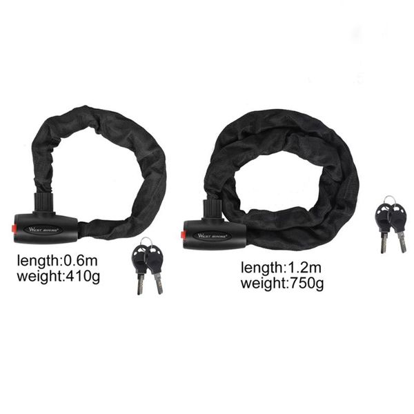 

bike locks chain lock bold alloy steel anti-theft wear-resistant dislocated core for bicycles mountain bikes scooters motor