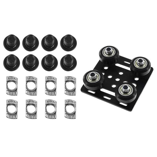 

profile triple-cornered bracket boat gasket nut flat kit with aluminum pulley v-slot build gantry plate tripods