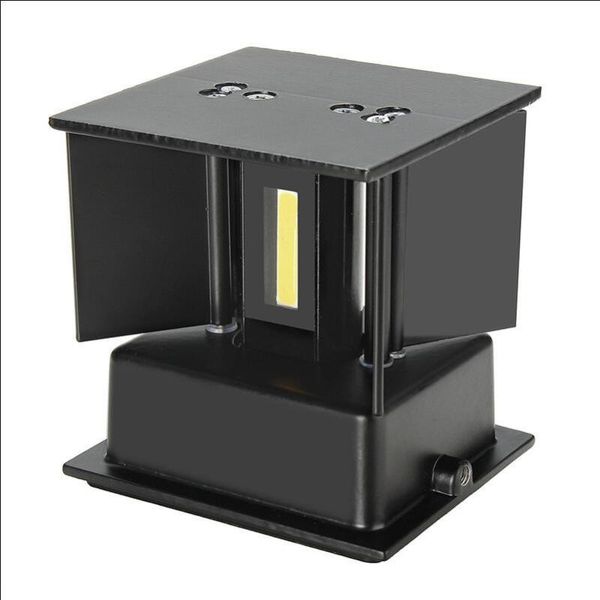 

home decor 12w dimmable cob led wall lamp indoor outdoor simple style aluminum lights for bedroom hallway porch balcony lamps