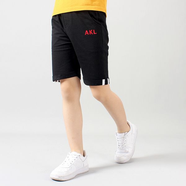 

fashion boys cotton shorts children breathable boardshorts summer kids baby boy casual beach shorts mid pants, Blue