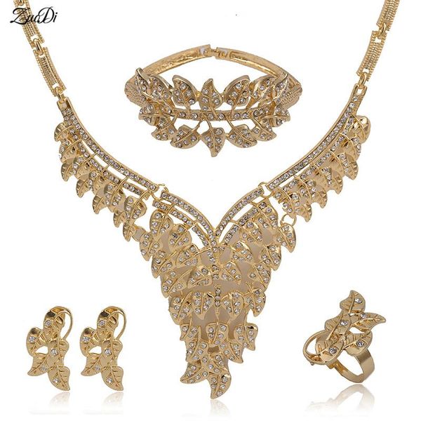 

earrings & necklace grace women african jewelry set noble gold-color costume design wholesale nigerian wedding sets brand, Silver