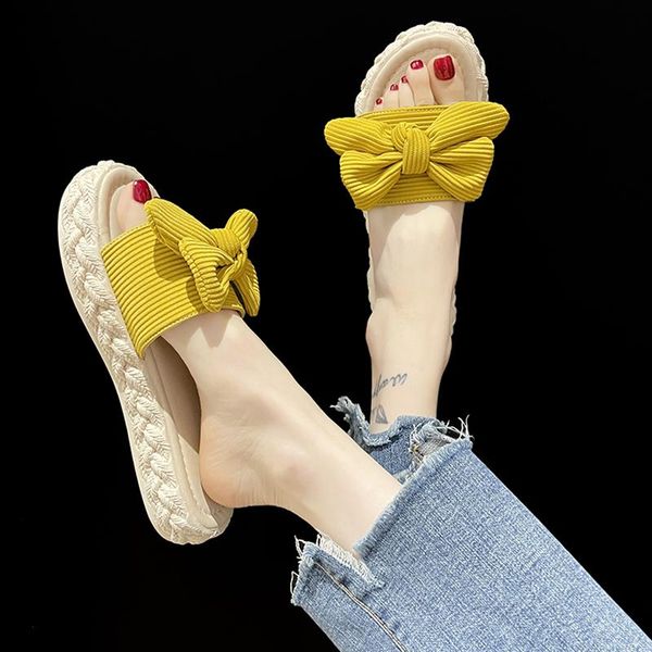 

slippers women's flip-flops beach platform sandals woman summer leather casual 2021 fashion, Black