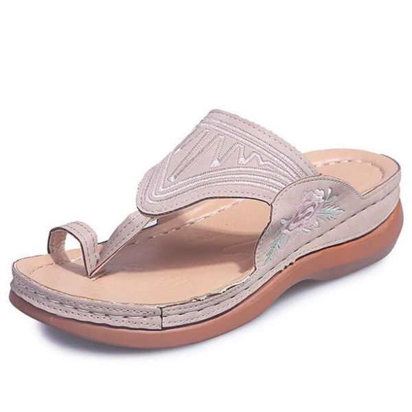 

flip-toe sandals women's summer 2021 rhinestone flower flat roman beach shoes fashion casual slippers, Black