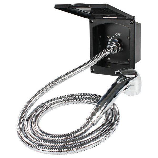

parts black exterior shower box kit for caravan rv boat motorhome