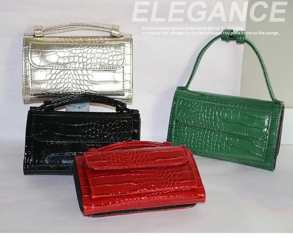 

wallets fashion luxury crocodile wallet women purses clutch card holder, Red;black