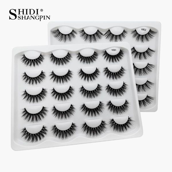 

pairs 3d mink lashes faux eyelashes false soft natural long handmade full strip extenxion makeup tools