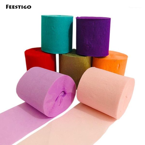 

32ft diy paper garland 10m crepe streamers backdrops for wedding birthday party baby shower ceremony venue decoration1