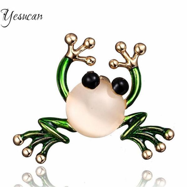 

pins, brooches trendy enamel animal pins for women and men cute frog brooch charm clothing accessories coat pin collar jewelry, Gray