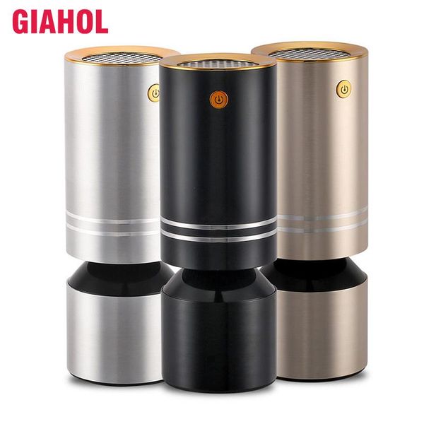 

car air freshener giahol 3 in 1 negative ion purifier hepa filter activated carbon high grade alloy portable for