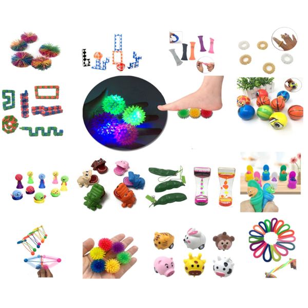 

40pcs fidget toy stress relieve balls sensory toy for adhd group anxiety relief stress pop bubble fidget sensory toy for kids ad
