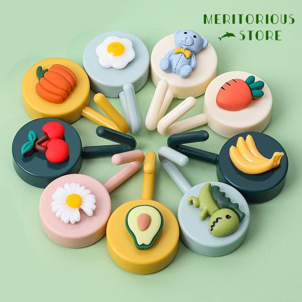 

simple and cute fruit cartoon wall hanging kitchen bathroom bedroom multifunctional punch-seamless paste hook hangers hooks & rails