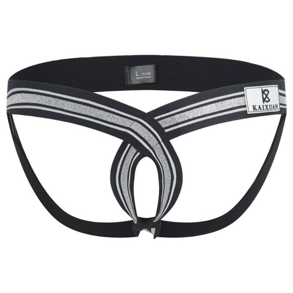 

underpants men's underwear hip double thong panties low waist, Black;white