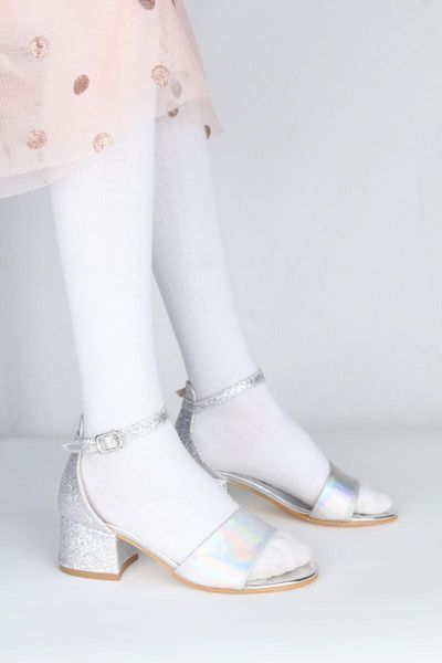 

sandals female child wrist lacing high-heeled, Black