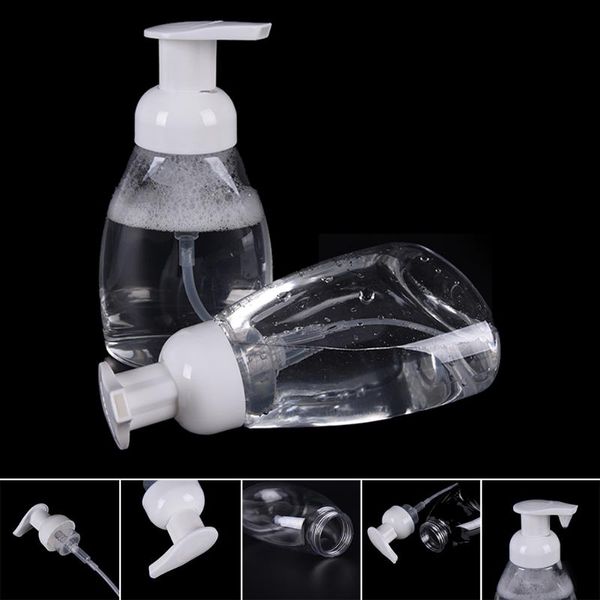 

storage bottles & jars 2 sizes foaming bottle foam pump empty spray whipped mouss liquid hand wash soap dispenser refillable with cap 1pc