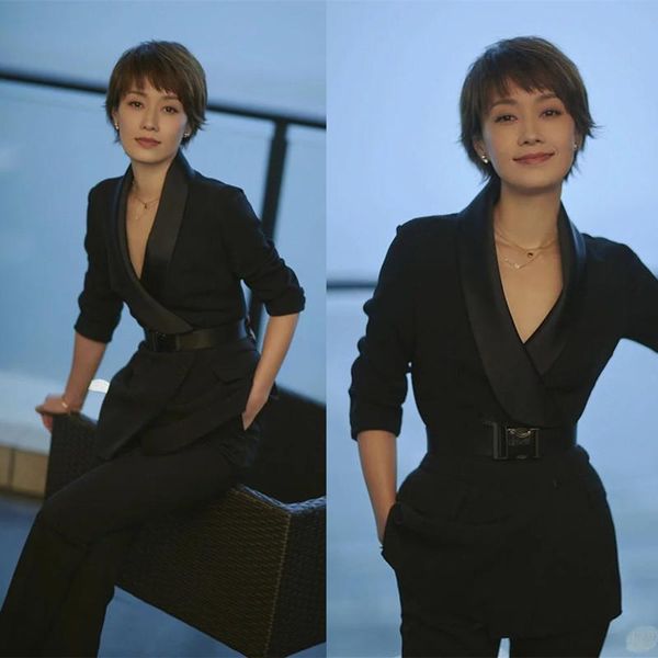 

professional small suit female autumn business wear fashion slim white-collar overalls temperament women women's two piece pants