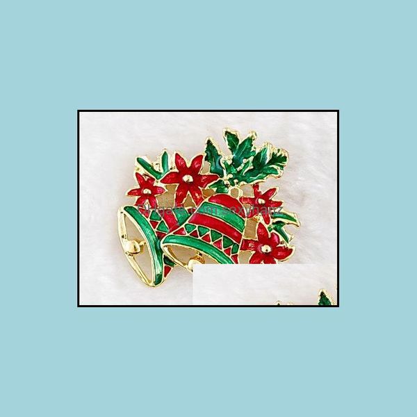 

pins, jewelry arrivals women pin 12 style santa claus boots bell brooches cane wreath snowman christmas tree brooch for drop delivery 2021 y, Gray