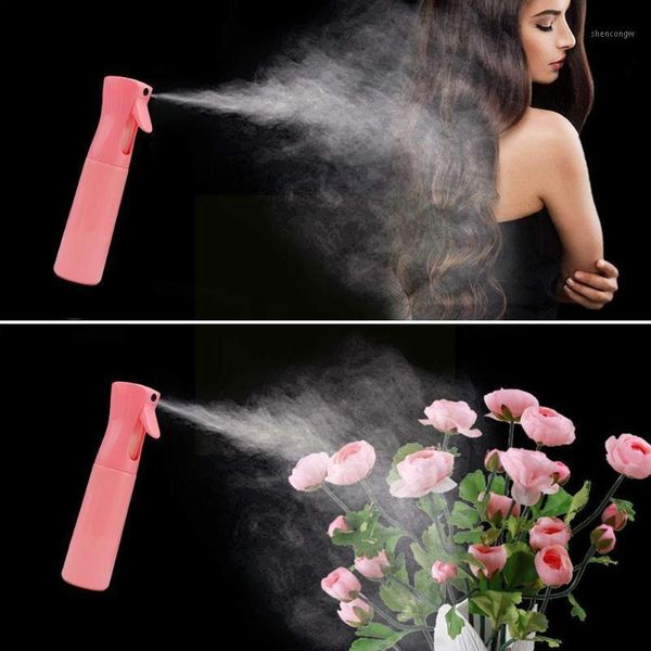 

storage bottles & jars hairdressing spray bottle hair high pressure 300ml stylist automatic continuous can director watering spr p7y0