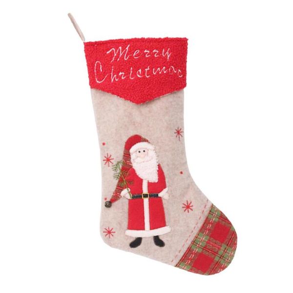 

christmas decorations snowman personalized stockings santa claus large size ornaments stocking with classic christma