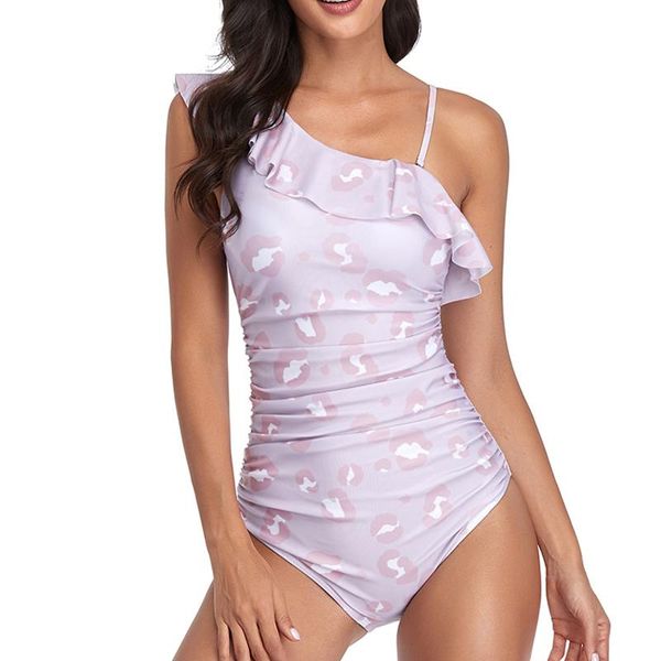 

baÃ±ador de una pieza con volantes para mujer, traje baÃ±o realce, monokini, s-2xl, 2021 one-piece suits