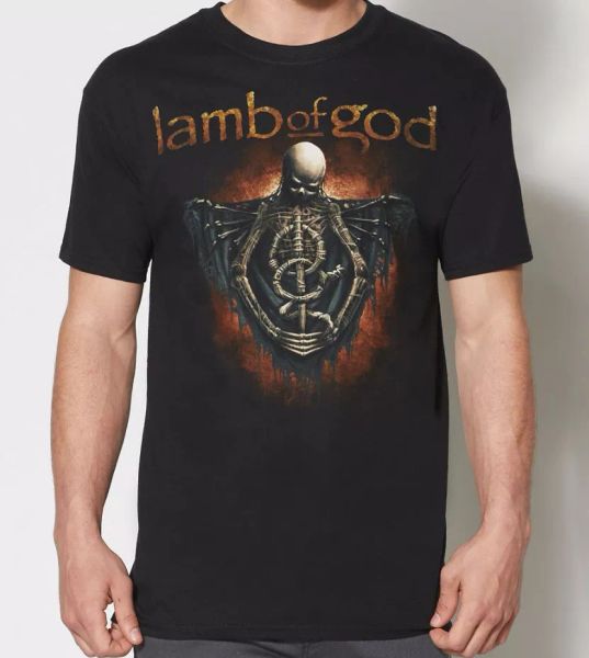 

Lamb Of God TORSO T-Shirt Heavy Metal Band NEW Licensed & Official, White;black